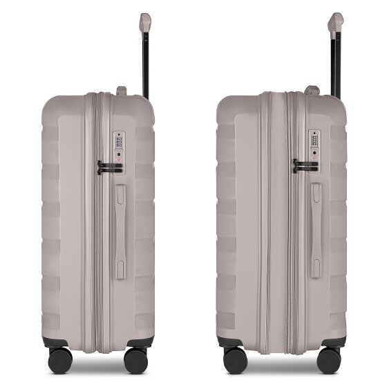 d&n South Dakota 4 ruedas Carrito M 66 cm con pliegue de expansión