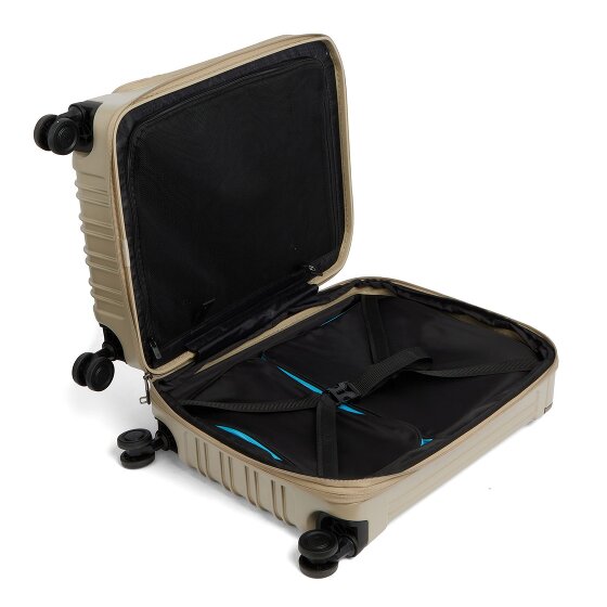Piquadro PQ-Light 4 ruedas Trolley de cabina S 56 cm Compartimento para laptop Con fuelle expandible