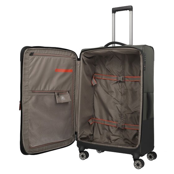 Travelite Crosslite 5.0 4 ruedas Carrito L 77 cm con pliegue de expansión
