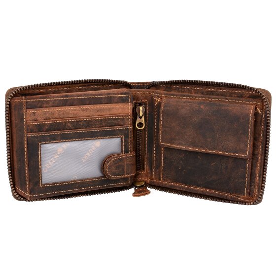 Greenburry Cartera vintage de cuero 13 cm