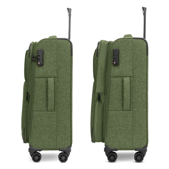 Redolz Essentials 12 MEDIUM Trolley de 4 ruedas 67 cm con pliegue de expansión