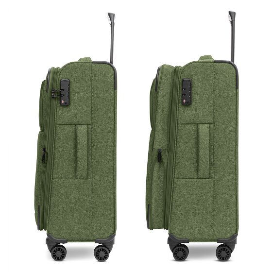 Redolz Essentials 12 MEDIUM Trolley de 4 ruedas 67 cm con pliegue de expansión