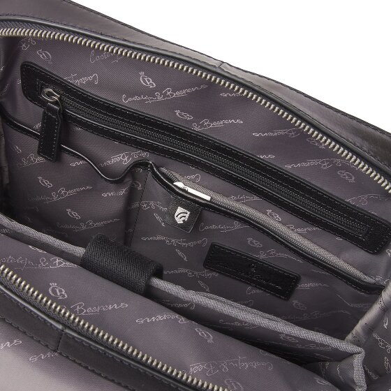 Castelijn & Beerens Mochila Guus de cuero con compartimento para el portátil de 40 cm