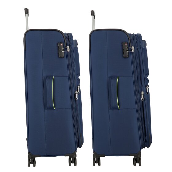 d&n Travel Line 6704 Carro de 4 ruedas 75 cm