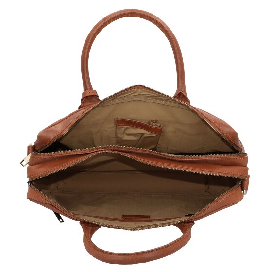 Burkely Maletín Taylor Vintage Piel 40 cm Compartimento para portátil