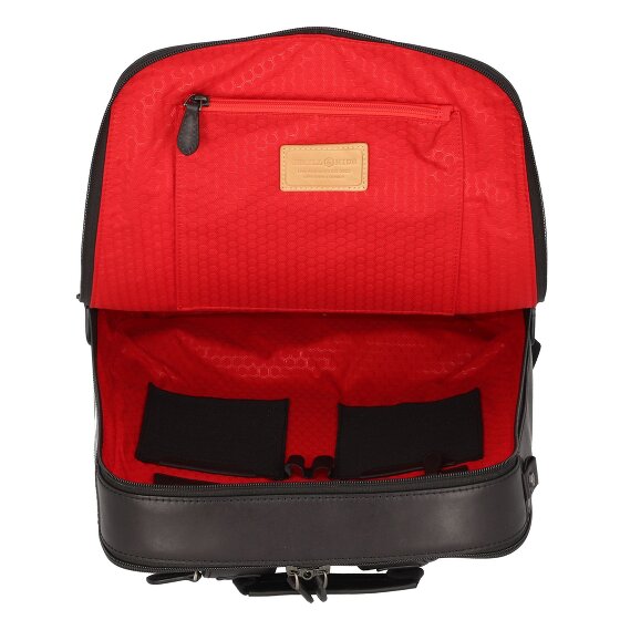 Jekyll & Hide Mochila Havana de cuero RFID con compartimento para el portátil de 41 cm