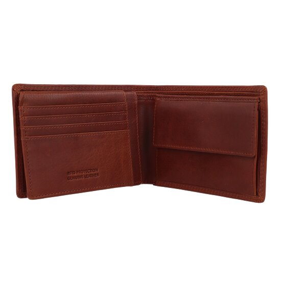 Greenburry Vintage Cartera Protección RFID Piel 12.5 cm