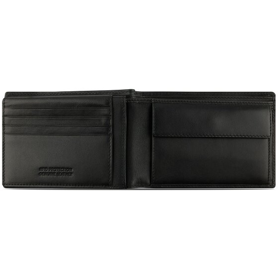bugatti Super Slim Cartera Protección RFID Piel 12 cm