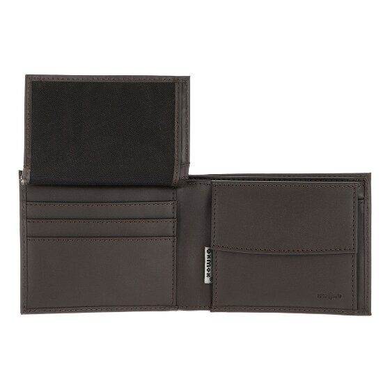 oxmox Leather Cartera Bloqueo RFID Piel natural 10 cm