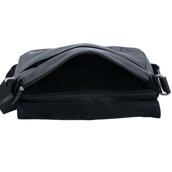 Leonhard Heyden Berlin Messenger bandolera cuero 32 cm compartimento para portátil