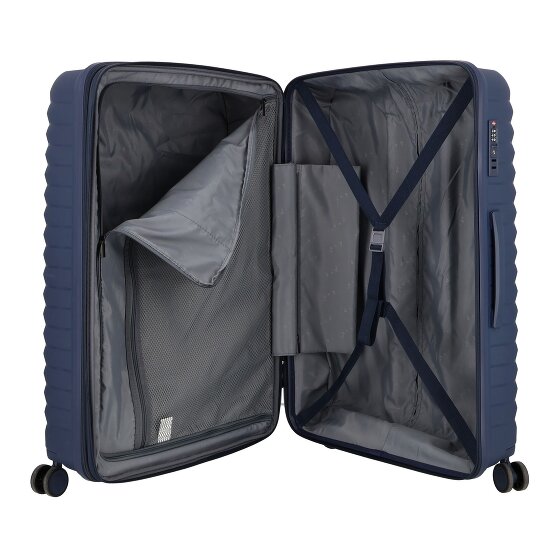 d&n Travel Line 4500 4 ruedas Carrito L 75 cm con pliegue de expansión