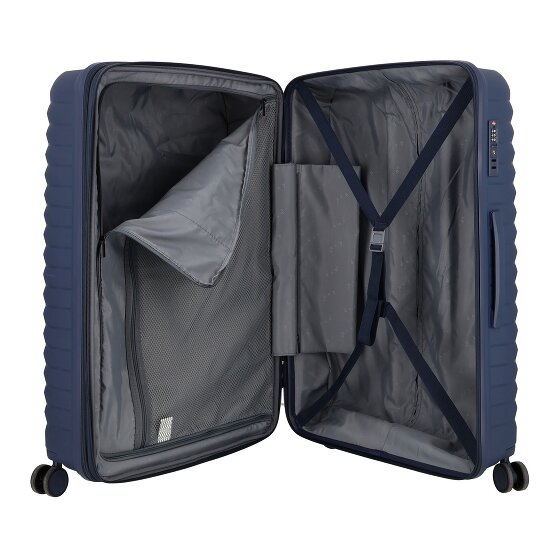 d&n Travel Line 4500 4 ruedas Carrito L 75 cm con pliegue de expansión