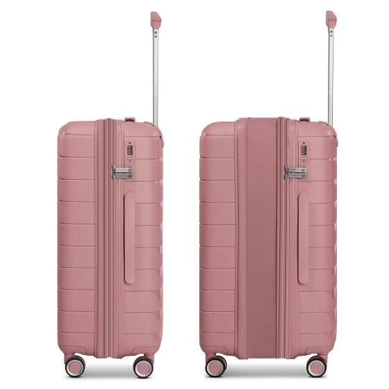 Franky London 4 ruedas Juego de maletas 3 piezas con pliegue de expansión