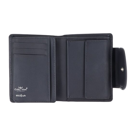 Golden Head Polo Cartera Bloqueo RFID Piel natural 12 cm