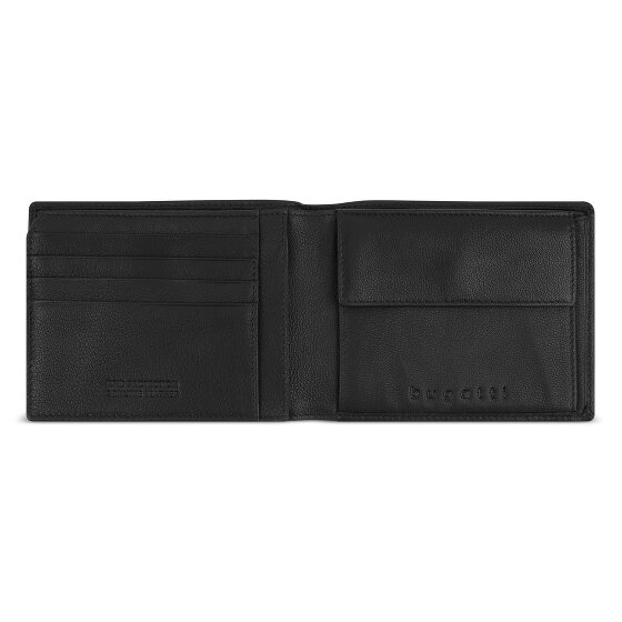 bugatti Black Magic Cartera Protección RFID Piel 12 cm