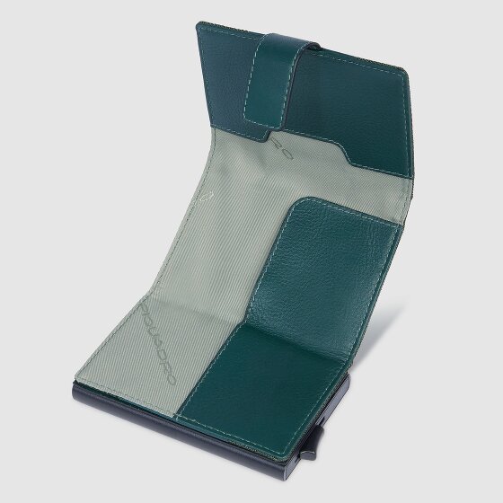 Piquadro PQ-Earth Estuche para tarjetas de crédito Protección RFID Piel 6.5 cm