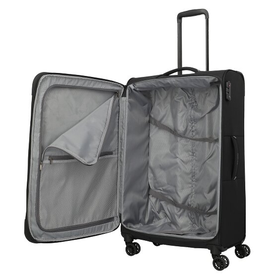 Travelite Umbria 4 ruedas Carrito L 77 cm con pliegue de expansión