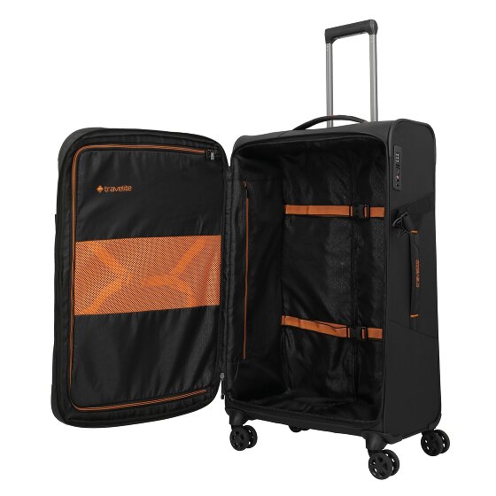 Travelite Briize 4 ruedas Carrito L 78 cm con pliegue de expansión