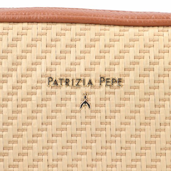 Patrizia Pepe Straw Bolsa de hombro 22 cm