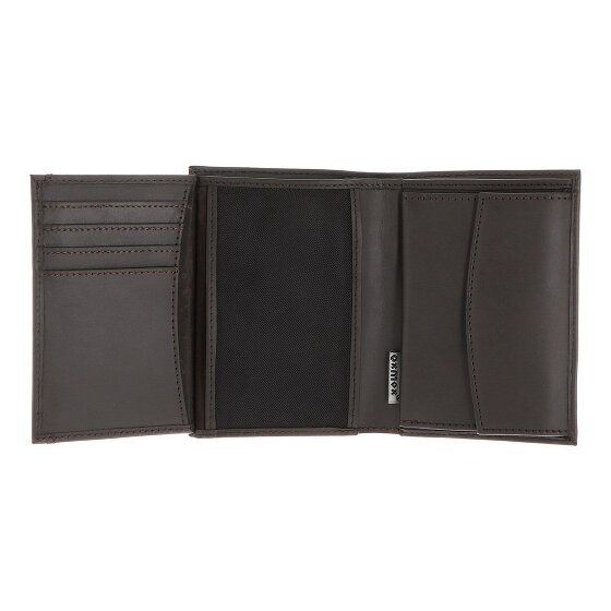 oxmox Leather Cartera Bloqueo RFID Piel natural 10 cm