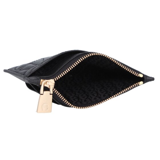 AIGNER Estuche para tarjetas de crédito Diadora de cuero 13,5 cm