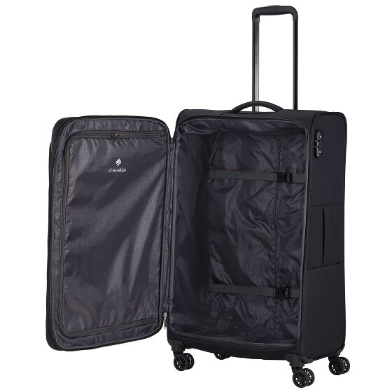 Travelite Chios 4 ruedas Carrito L 78 cm con pliegue de expansión