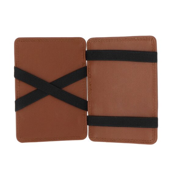 Golden Head Polo Estuche para tarjetas de crédito Bloqueo RFID Piel natural 7.5 cm