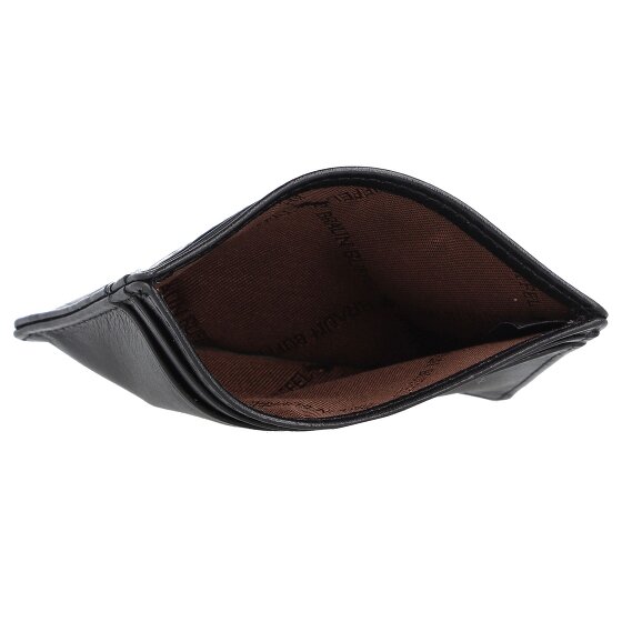 Braun Büffel Estuche para tarjetas de crédito Verona de cuero de 10 cm
