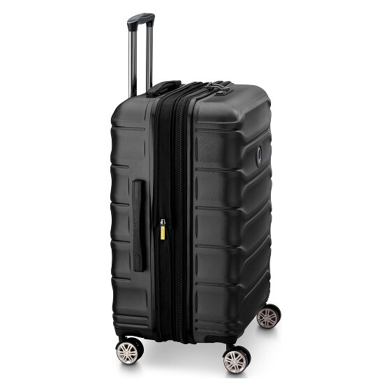 Delsey Paris Juego de maletas Meteor de 4 ruedas, tamaños M y L, con asa expansible