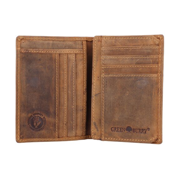 Greenburry Carnet de Identidad Vintage Funda RFID Cuero 9 cm
