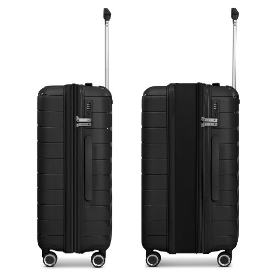 Franky London 4 ruedas Carrito M 65 cm con pliegue de expansión
