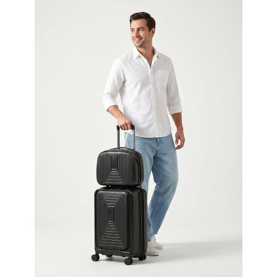 Redolz Juego de maletas Essentials 14 2 pzs. trolley de cabina con plegado extensible + neceser