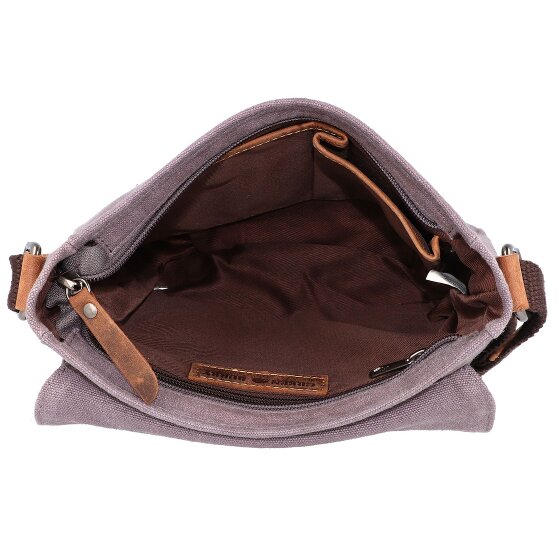 Greenburry Bolso bandolera vintage de cáñamo 22 cm