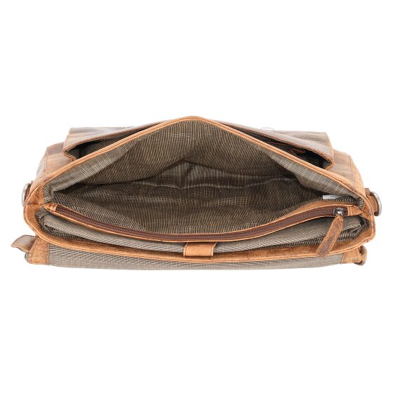 Pride and Soul Maletín de cuero de 37 cm con compartimento para el portátil