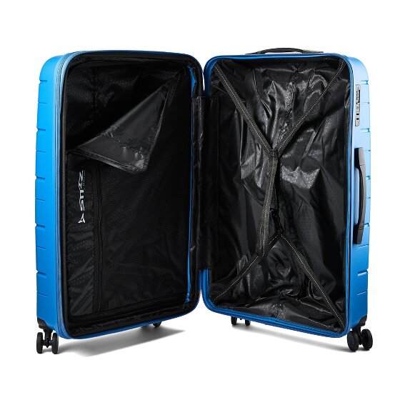 Polestream Strz by Asteroid 4 ruedas Carrito L 74 cm con pliegue de expansión