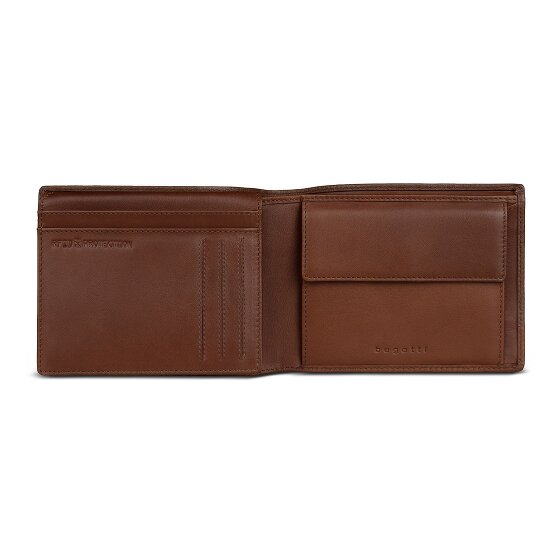 bugatti Due Cartera Protección RFID Piel 12.5 cm