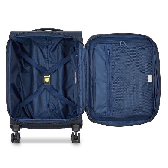 Delsey Paris Brochant 3 4 ruedas Carro de la cabina 55 cm con pliegue de expansión