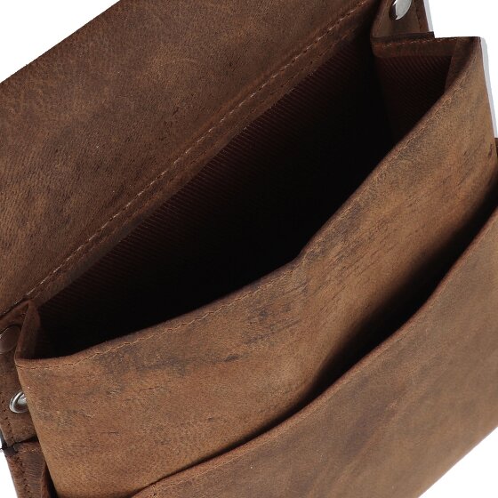 Alassio Cartera de camarero riñonera de cuero 10 cm