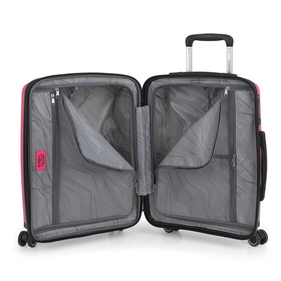 Gabol Shinyuu 4 ruedas Juego de maletas 3 piezas con pliegue de expansión