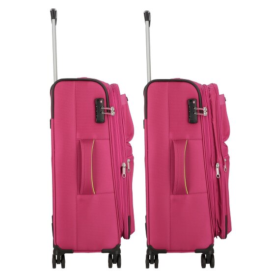 d&n Travel Line 6704 Juego de maletas de 4 ruedas 3pcs.