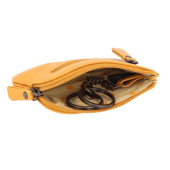 Esquire Estuche para llaves de Perú de cuero de 11 cm