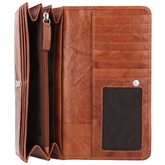 mano Donna Aurona Billetera RFID Piel 19 cm