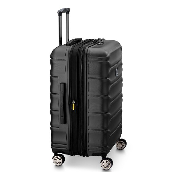 Delsey Paris Meteor 4 ruedas Juego de maletas 3 piezas con pliegue de expansión