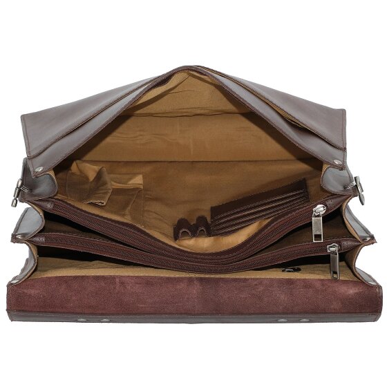 Burkely Maletín Vintage Dean Piel 38 cm