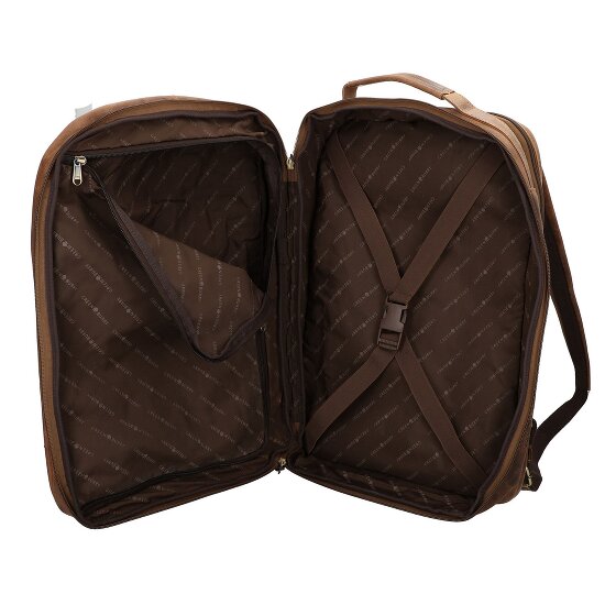 Greenburry Vintage mochila de viaje de cuero 48 cm compartimento para portátil