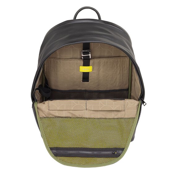 DuDu Casablanca Mochila de día Piel 40 cm Compartimento para el portátil