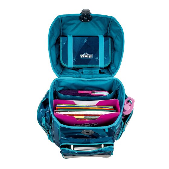 Scout Juego de mochilas escolares LED Genius 4pcs.