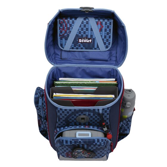 Scout Neo Exklusiv Safety Light Juego de mochilas escolares 5 piezas