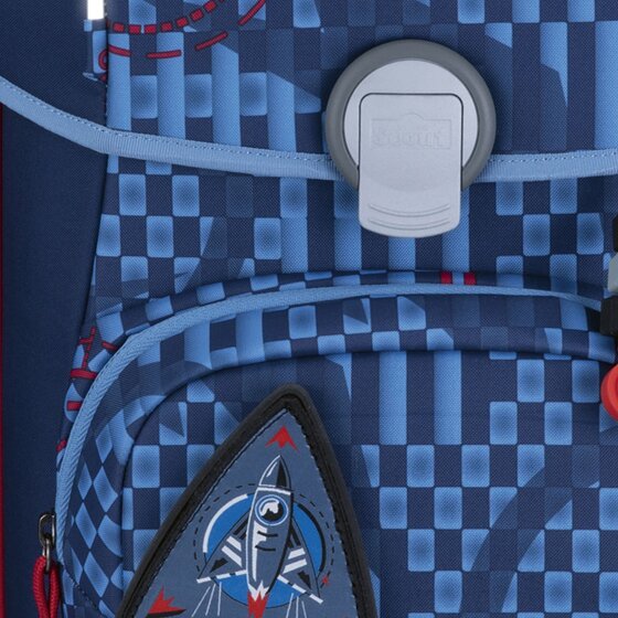 Scout Neo Exklusiv Safety Light Juego de mochilas escolares 5 piezas