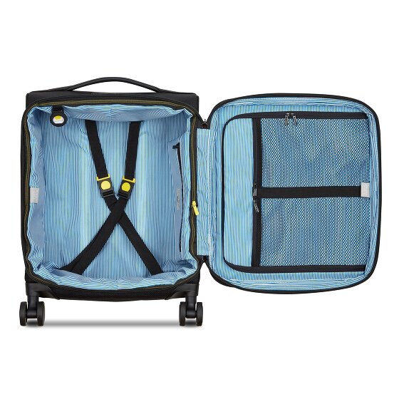 Delsey Paris Montmartre 3 4 ruedas Carro de la cabina 55 cm con pliegue de expansión